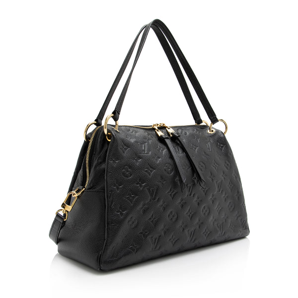 Louis+Vuitton+Ponthieu+Clutch+PM+Black+Leather for sale online