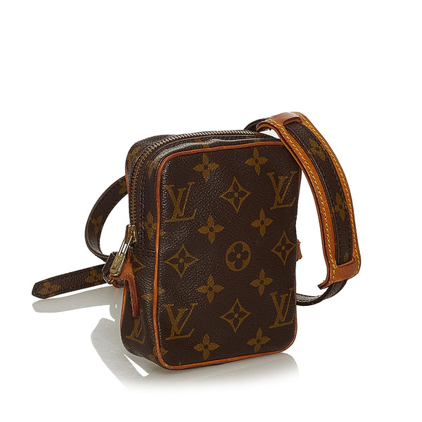 Louis Vuitton Ebene Monogram Mini Lin Danube Crossbody - Shop LV Bags