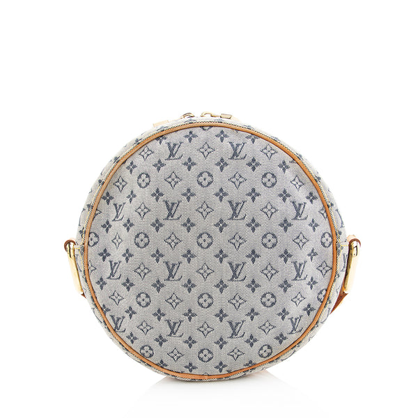 Louis Vuitton Blue Monogram Mini Lin Jeanne Messenger Bag - Yoogi's Closet