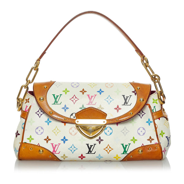 Louis Vuitton White Monogram Multicolore Beverly MM - My Luxury