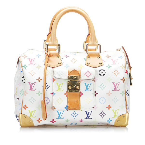 Louis Vuitton, Bags, Sold Louis Vuitton Multicolor Speedy 3