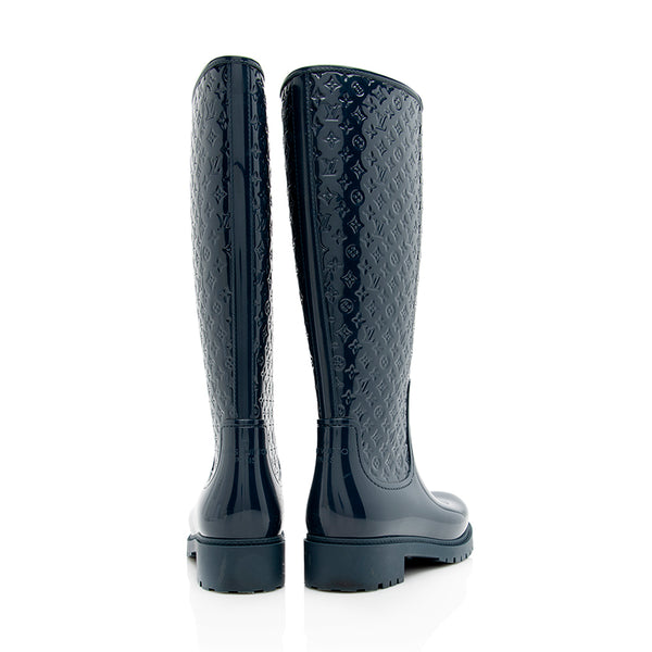 Louis Vuitton, Shoes, Louis Vuitton Rain Boots Black Must Haves Sz 39