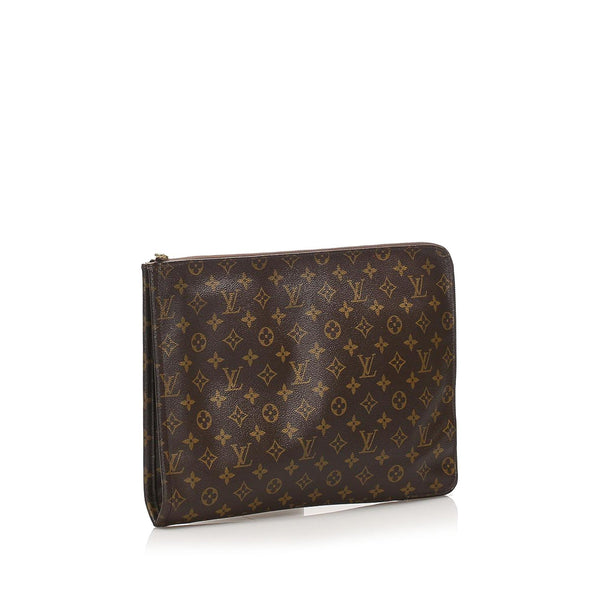 Louis Vuitton Monogram Poche Documents Portfolio (SHG-75tMK5) – LuxeDH