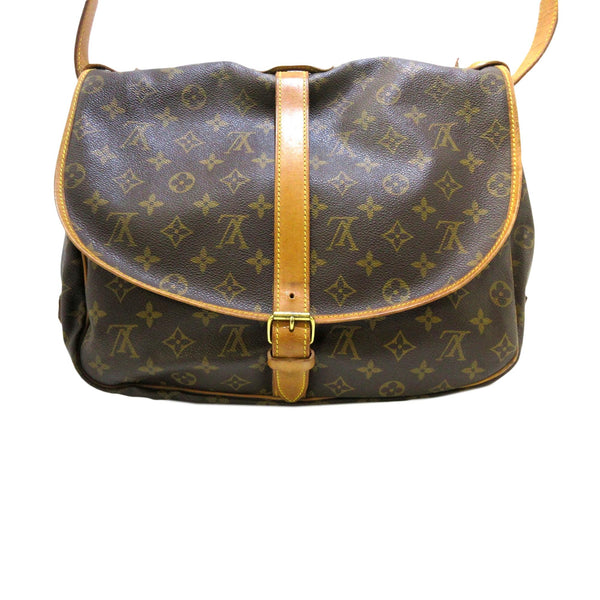 Louis Vuitton Monogram Saumur 35 (SHG-33582) – LuxeDH