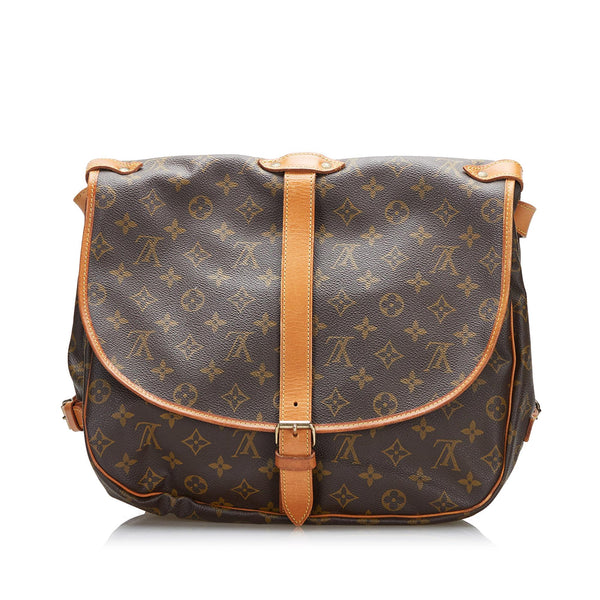 Louis Vuitton Monogram Saumur 35 (SHG-29910) – LuxeDH