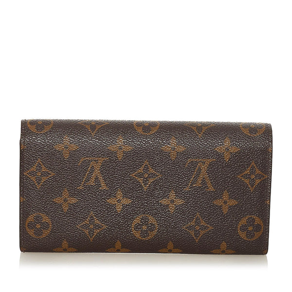 Louis Vuitton Louis Vuitton Monogram Canvas Sarah Long Wallet