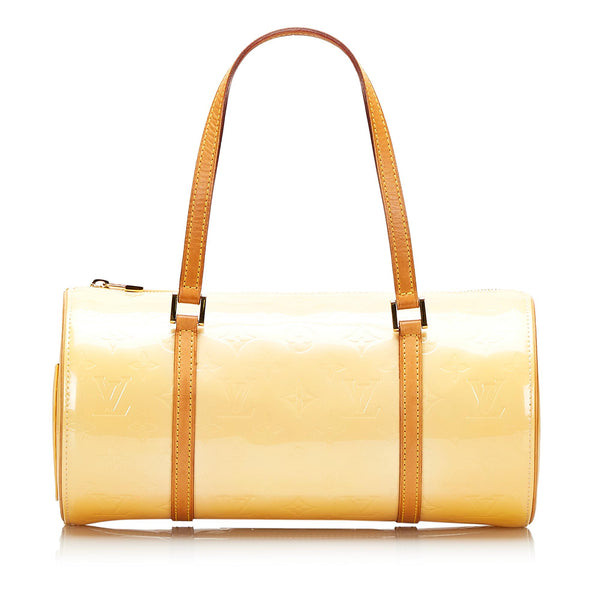Louis Vuitton, Bags, Louis Vuitton Authentic Yellow Vernis Leather  Shoulder Bag