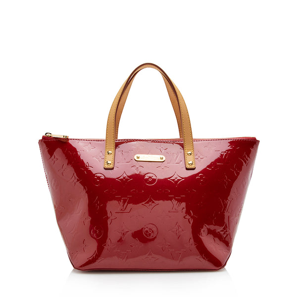 Louis Vuitton Bellevue handbag in purple monogram patent leather