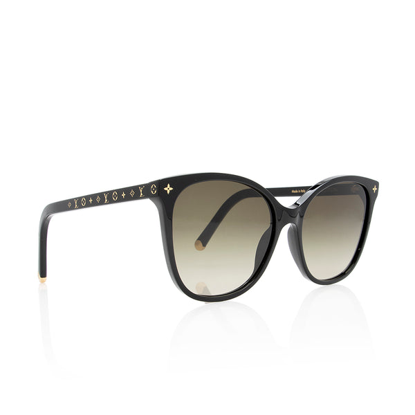 Louis Vuitton® My Monogram Cat Eye Sunglasses Black. Size W