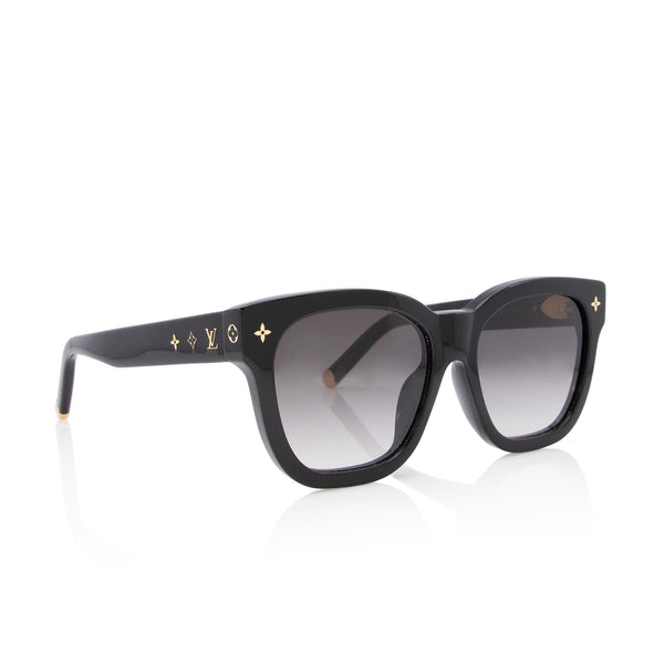Louis Vuitton My Monogram Square Sunglasses, Black, One Size