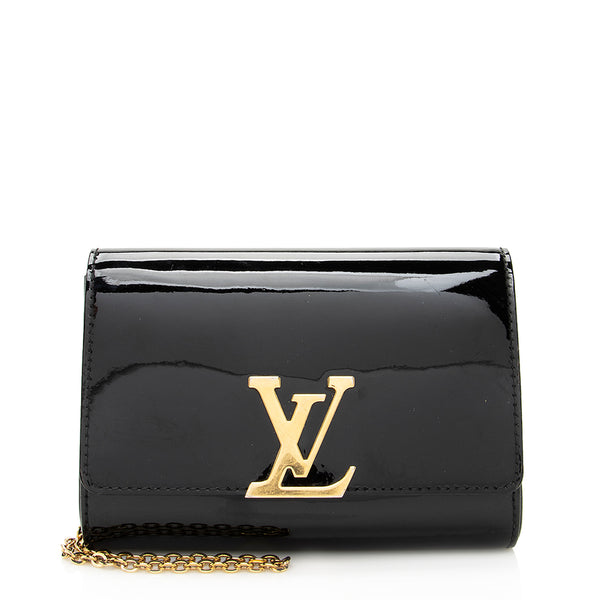 Louis Vuitton, Bags, Black Louis Vuitton Louise Clutch