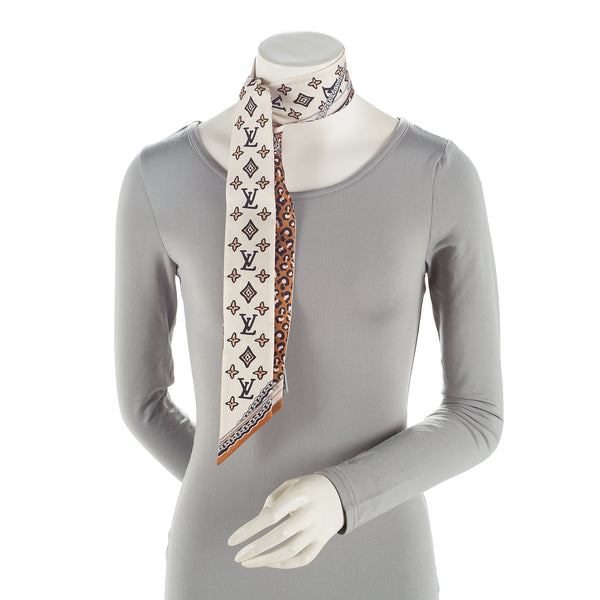 Louis Vuitton Let's Go BB Bandeau Silk Scarf - Black Scarves and Shawls,  Accessories - LOU802436
