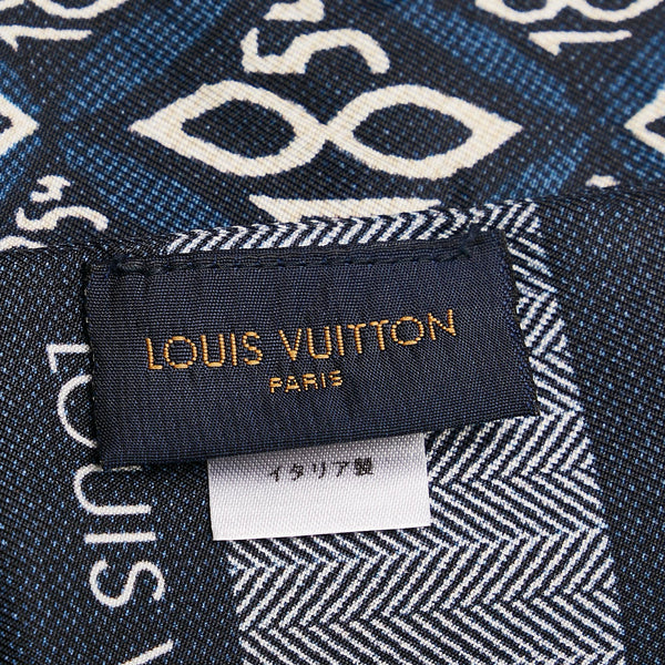 Louis Vuitton Since 1854 Light Shawl, Grey, One Size