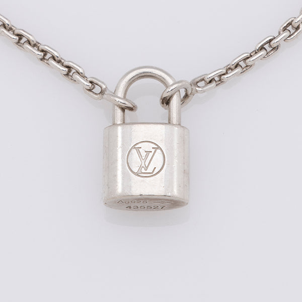 Louis Vuitton Unicef silver 925 lock-it Lockit Sterling Silver Bracelet