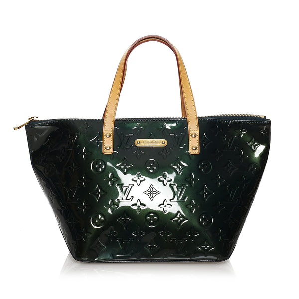 Louis Vuitton Louis Vuitton Bellevue PM Dark Green Vernis Leather