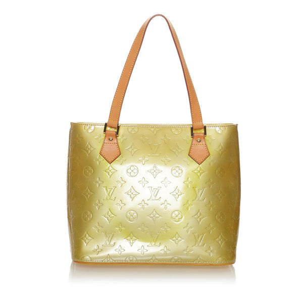 Louis Vuitton Monogram Vernis Houston - Yellow Totes, Handbags