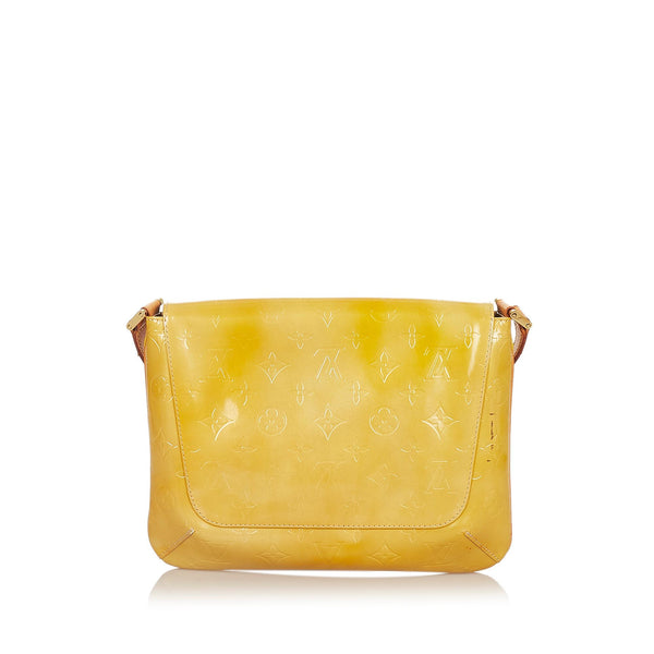 Louis Vuitton, Bags, Louis Vuitton Vernis Thompson Street Shoulder Bag  Yellow