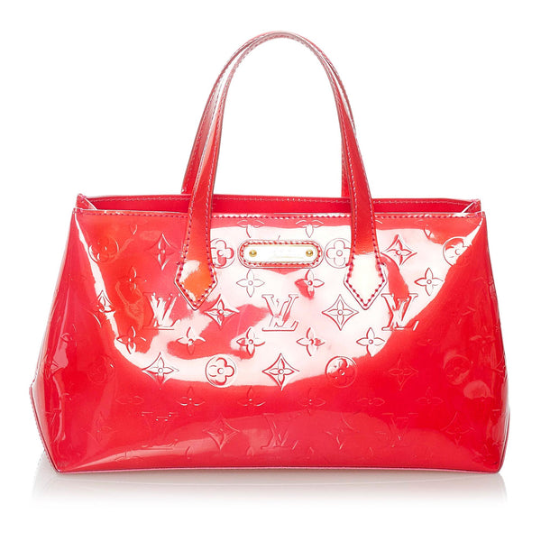 Louis Vuitton Monogram Vernis Wilshire PM - Red Totes, Handbags