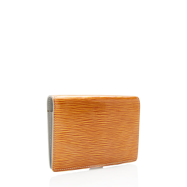 Louis Vuitton Tassil Yellow Epi Leather Small Agenda/Notebook