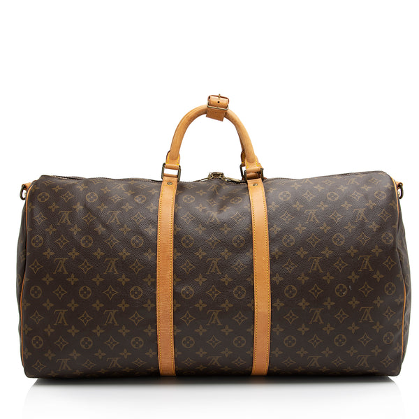 Louis Vuitton Vintage Monogram Canvas Keepall Bandouliere 60 Duffel Ba –  LuxeDH