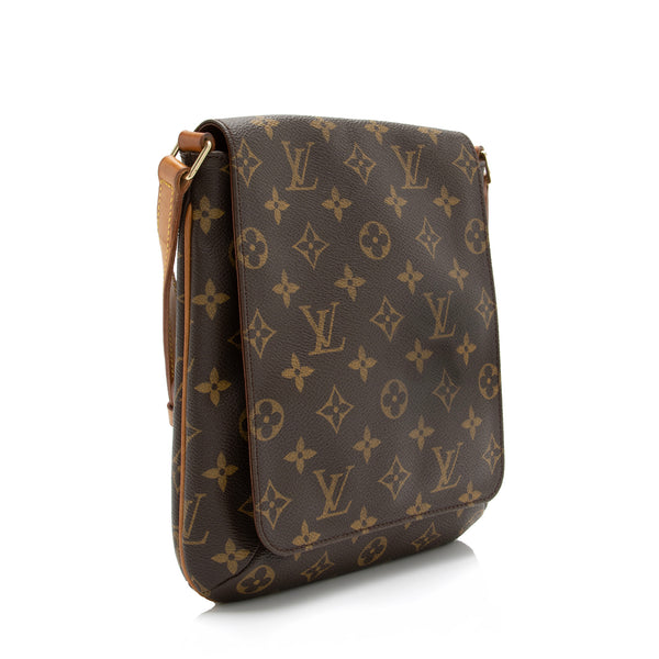 Louis Vuitton Ebene brown Monogram Canvas Musette Salsa Crossbody Bag