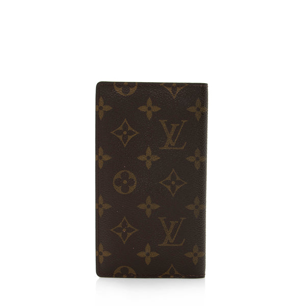 Louis Vuitton Monogram Canvas Checkbook Cover at Jill's Consignment