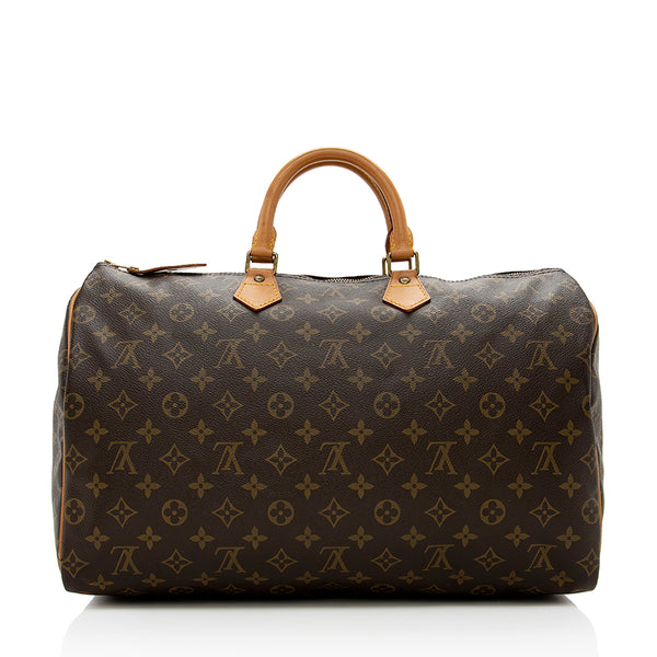 Louis Vuitton Vintage Monogram Canvas Speedy 40 Satchel (SHF-x3wid7) –  LuxeDH