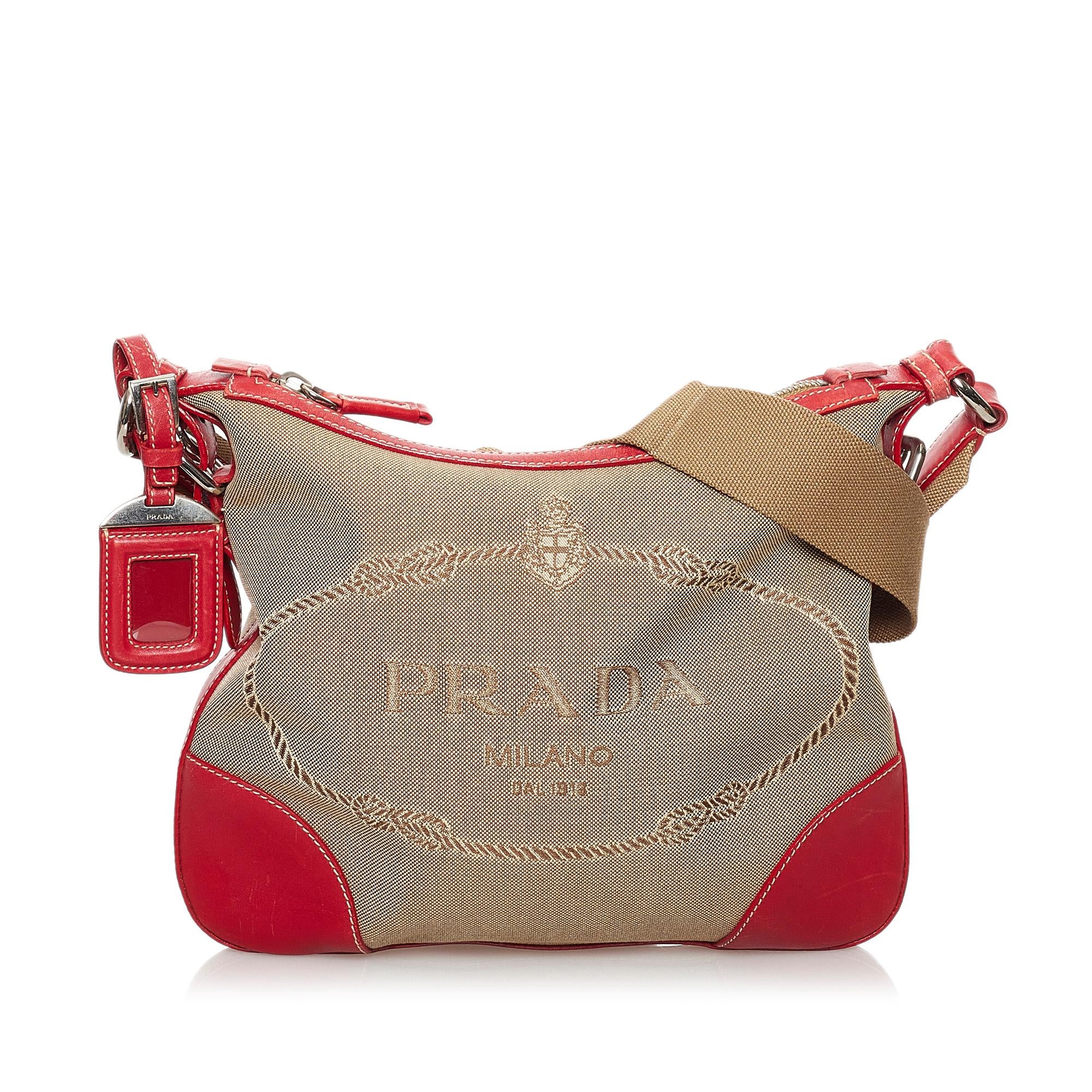 Prada Retro Logo Crossbody Bag on sale