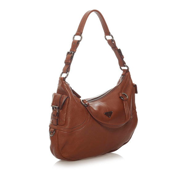 Prada Leather Shoulder Bag (SHG-25545) – LuxeDH