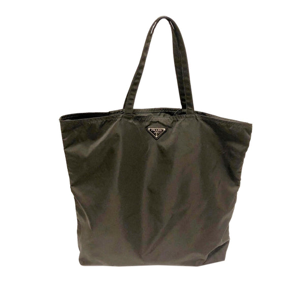 Prada dark green Tessuto Nylon 2-Way Tote bag