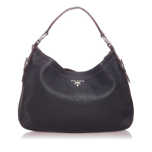 Prada Vitello Daino Hobo (SHF-23377) – LuxeDH