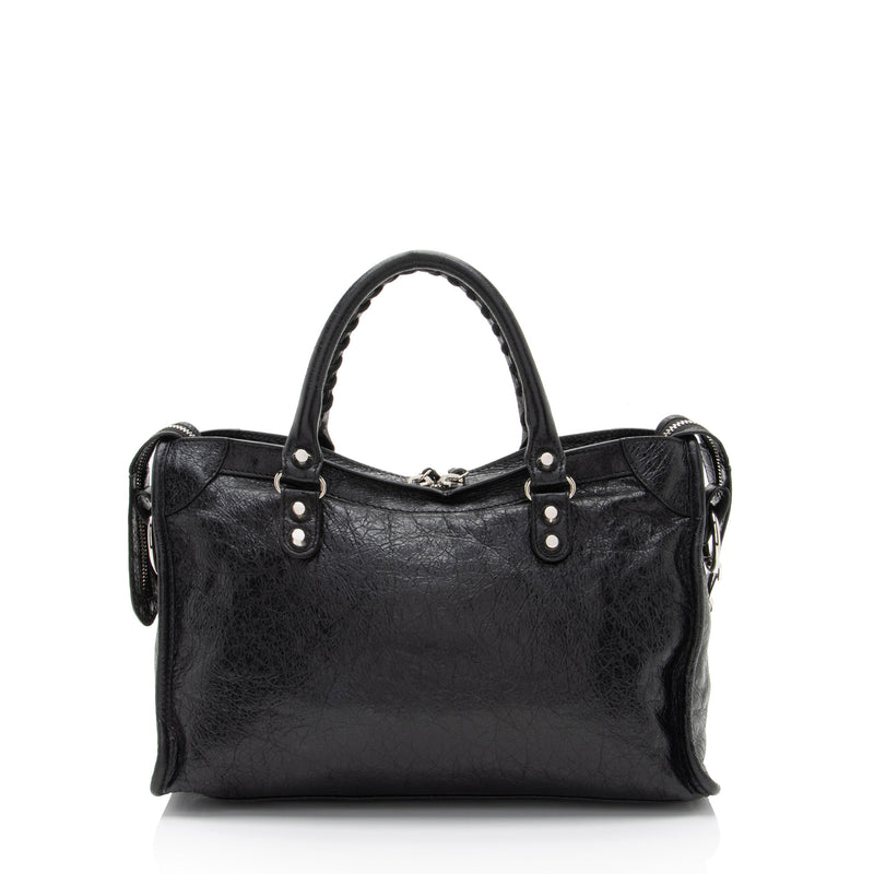 Balenciaga Agneau Classic City Small Satchel (SHF-qHOTgp)