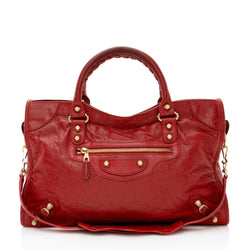 Balenciaga Agneau Giant 12 City Satchel (SHF-22658)