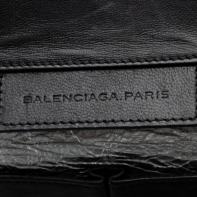 Balenciaga Calfskin Papier A4 Zip Around Large Tote (SHF-21607)