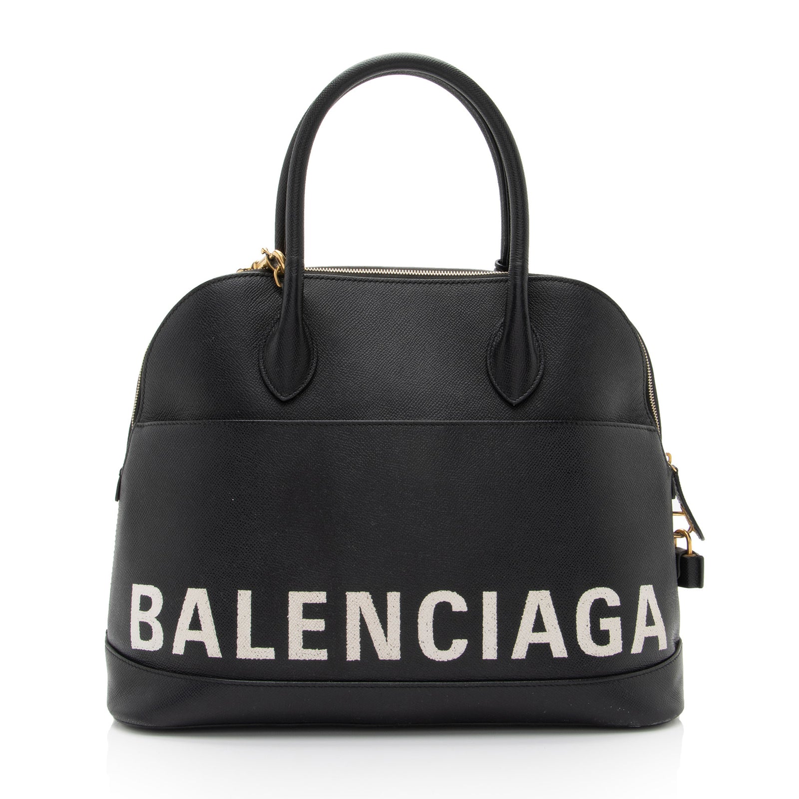 Balenciaga Grained Calfskin Ville Medium Top Handle Bag (SHF-MH72LN) –  LuxeDH