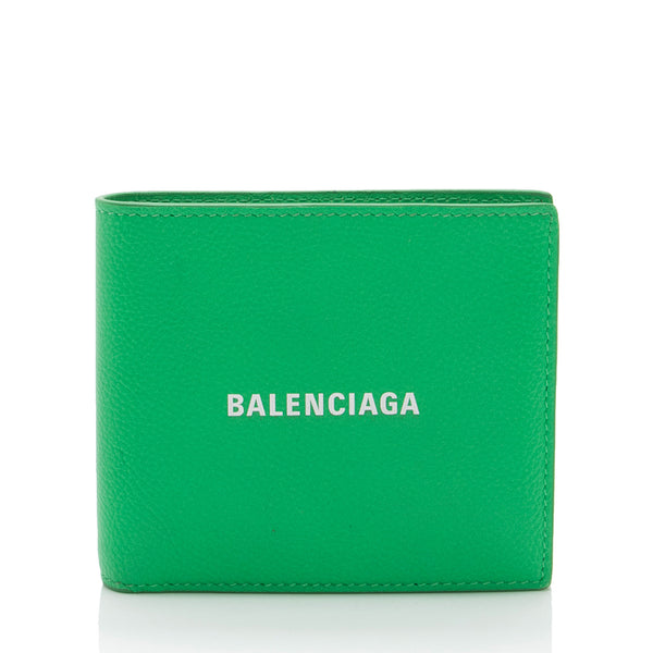 Balenciaga Leather Everyday Bifold Wallet (SHF-1w9vGS)