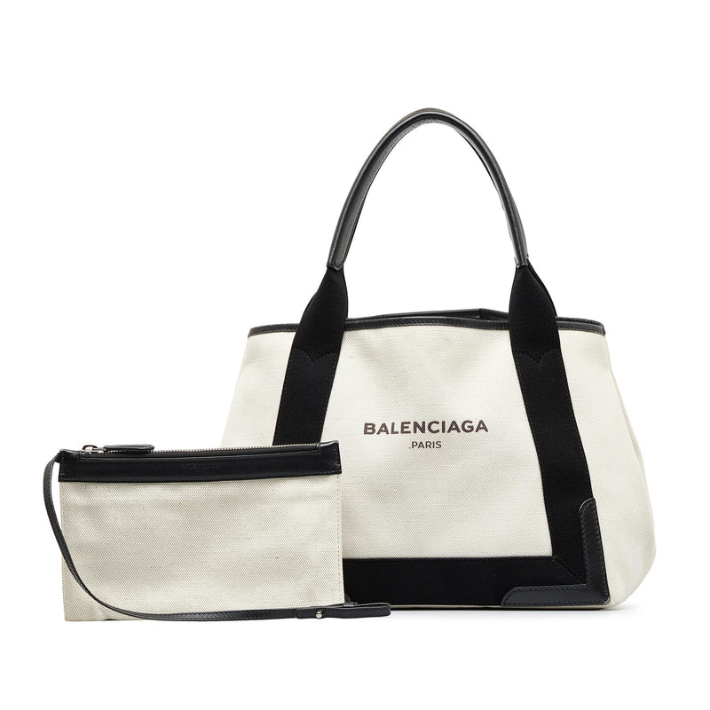 Balenciaga Navy Cabas S Tote (SHG-ANy2gq)