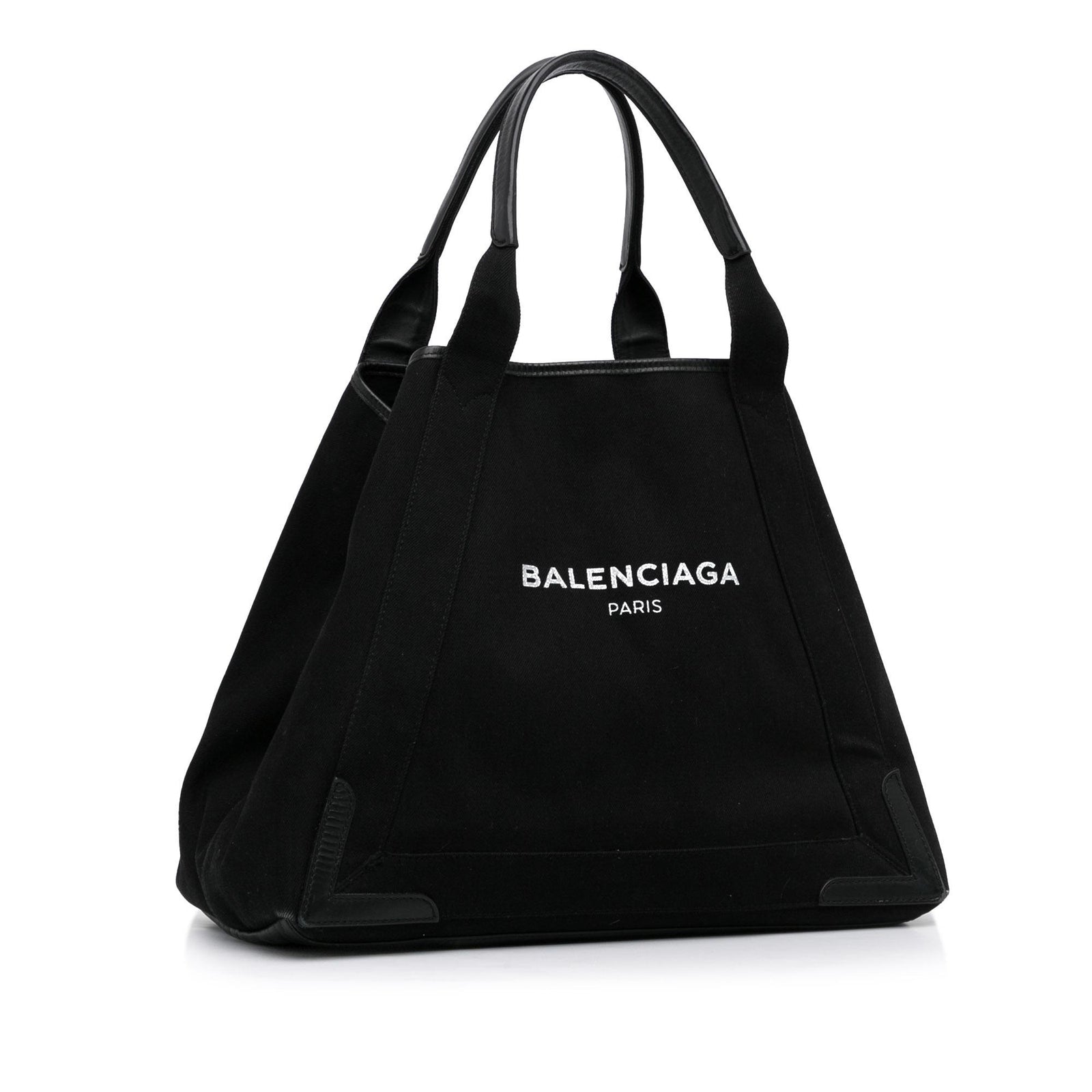 Balenciaga Navy Cabas Tote M (SHG-ZCKD8U)