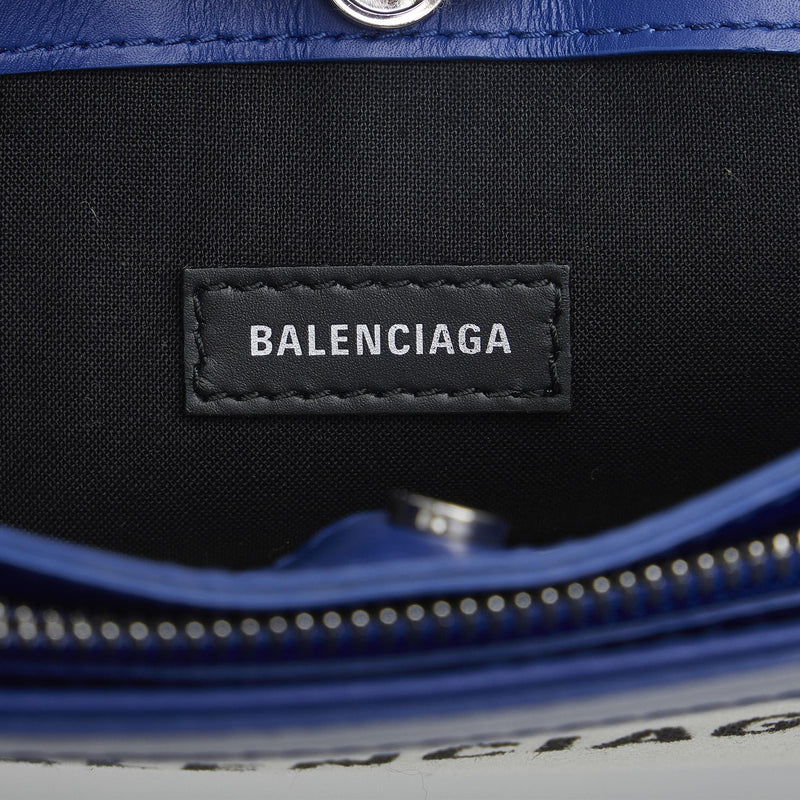 Balenciaga Navy Pochette S Crossbody (SHG-fd1rJw)