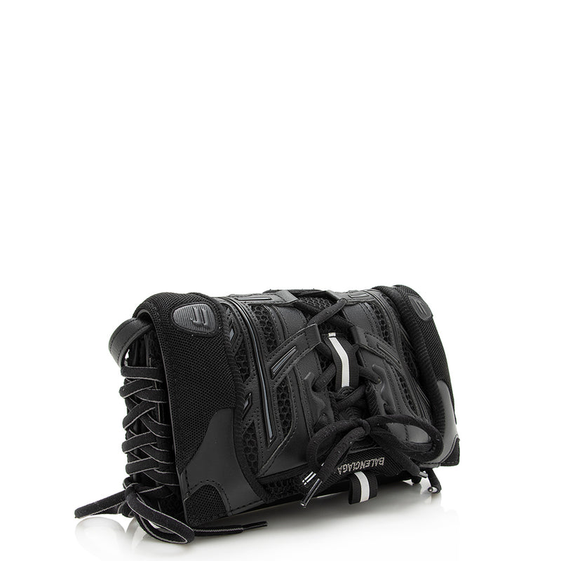 Balenciaga Nylon SneakerHead Phone Holder Crossbody Bag (SHF-22934 