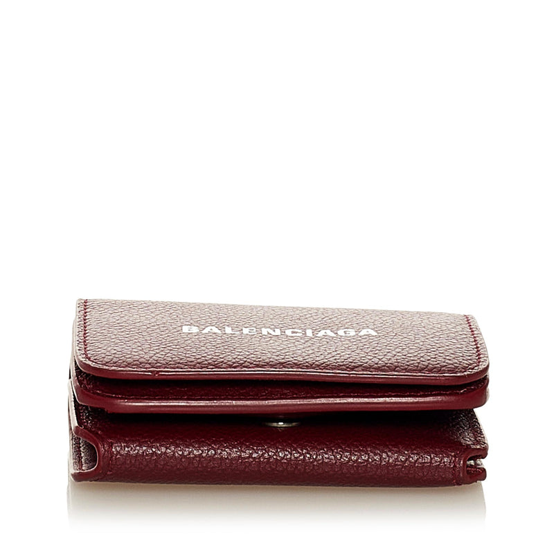 Balenciaga Papier Leather Wallet (SHG-MvgSy8)