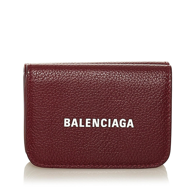 Balenciaga Papier Leather Wallet (SHG-MvgSy8)