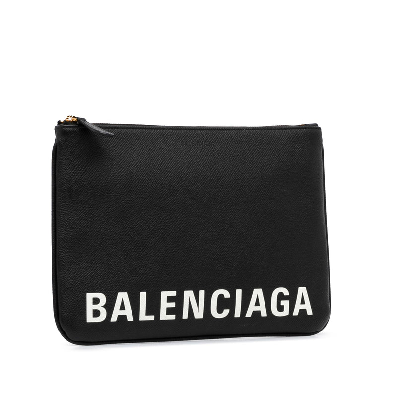 Balenciaga Ville Logo Pouch (SHG-Vkehqe)