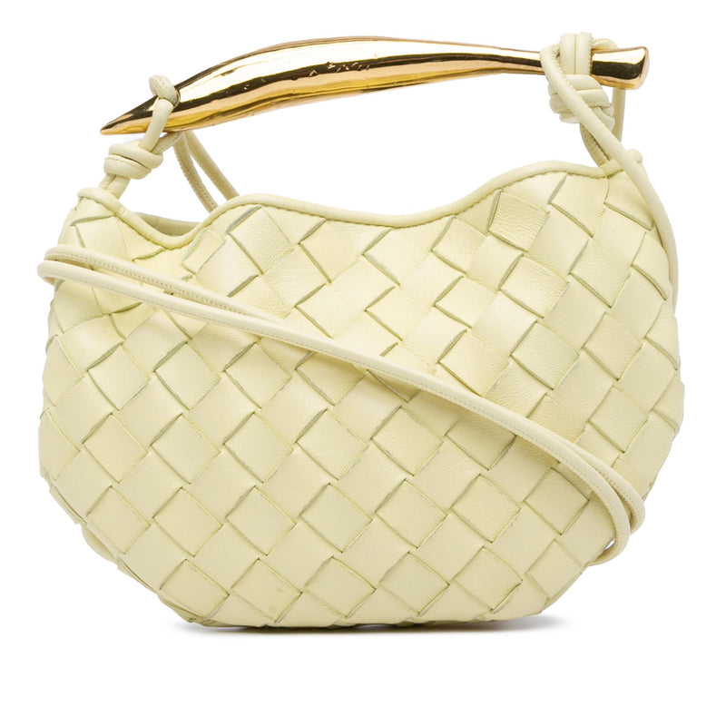 Bottega Veneta Baby Lambskin Intrecciato Sardine Bag (SHG-sXhd8S)