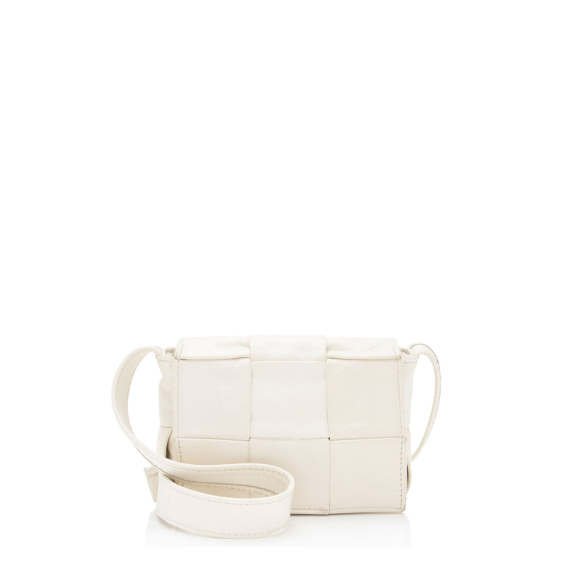 Bottega Veneta Calfskin Candy Cassette Crossbody Bag (SHF-8XUpjP 