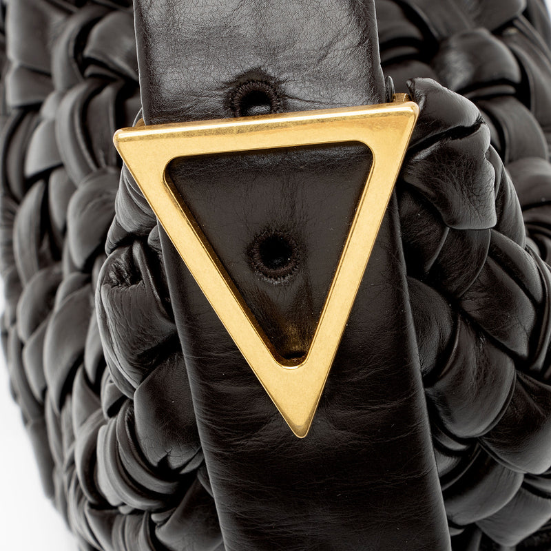 BOTTEGA VENETA Foulard intrecciato leather shoulder bag in 2023