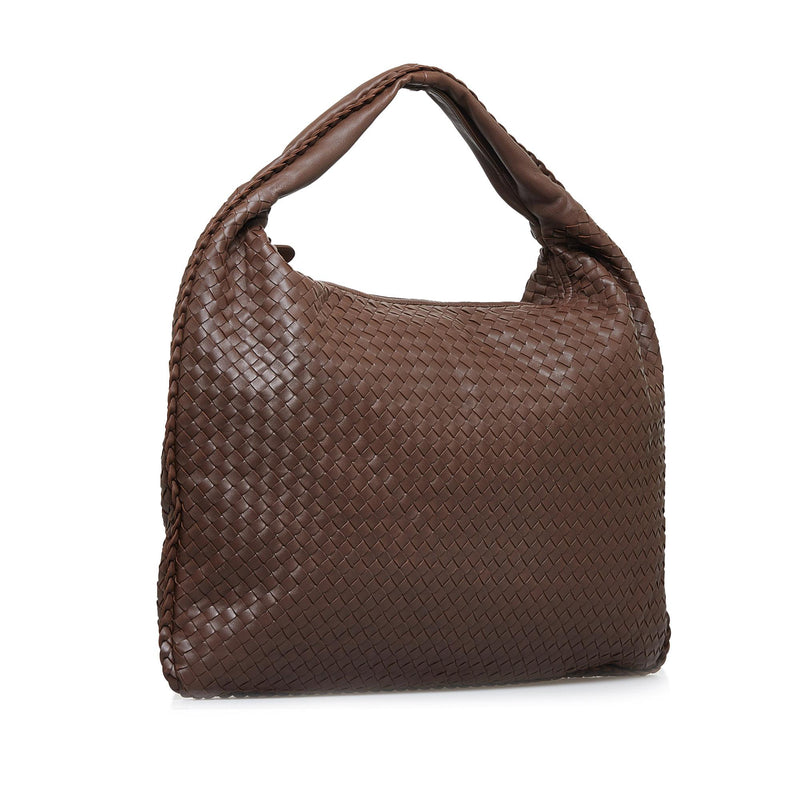 Bottega Veneta Intrecciato Leather Hobo Bag (SHG-26906) – LuxeDH