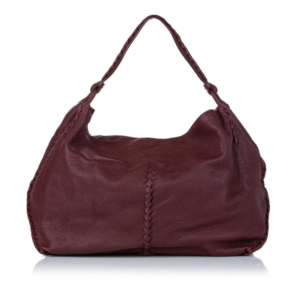 Bottega Veneta Intrecciato Loop Leather Hobo Bag (SHG-35862) – LuxeDH