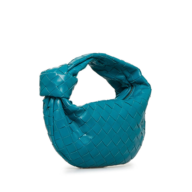 Bottega Veneta Pre-owned Mini Jodie Shoulder Bag - Blue