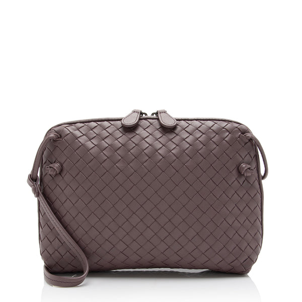 Bottega Veneta Intrecciato Nappa Leather Nodini Crossbody (SHF-nPncFK)